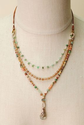 Lucky Jewelries Gold Necklace for Women Charming Colorful Stone Chain Chockers Handmade Party Jewelry Wholesale collares B31203