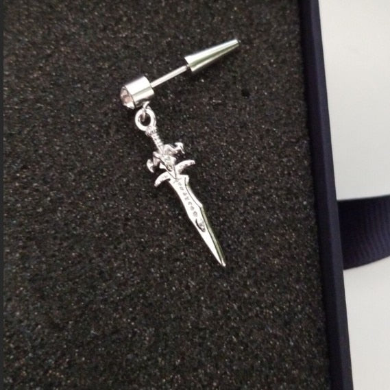 Original design new tide male ear nail rock personality earrings hip hop punk men's earrings Skull Stainless Steel earrings boys
