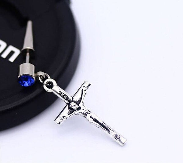 Original design new tide male ear nail rock personality earrings hip hop punk men's earrings Skull Stainless Steel earrings boys