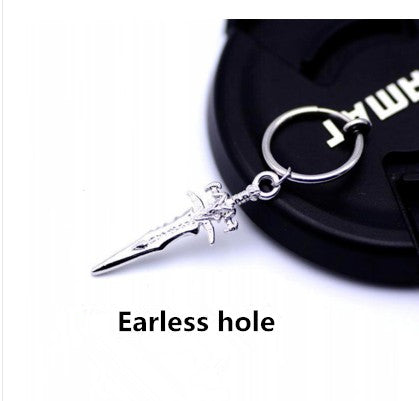 Original design new tide male ear nail rock personality earrings hip hop punk men's earrings Skull Stainless Steel earrings boys