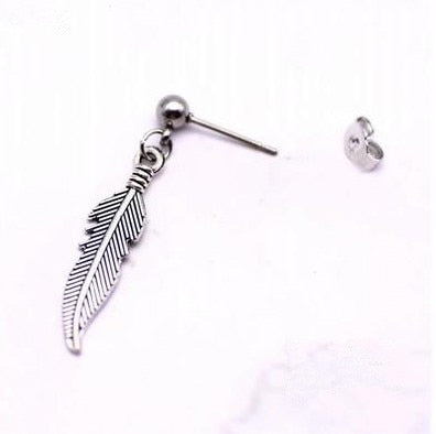 Original design new tide male ear nail rock personality earrings hip hop punk men's earrings Skull Stainless Steel earrings boys