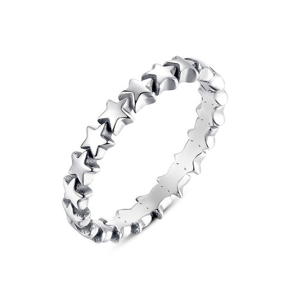 2019 New Fashion Ring Love Heart Crown Flower Finger Rings Clear CZ Stackable Fit Pan For Women Wedding Jewelry Gift Dropship