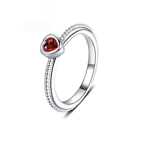 2019 New Fashion Ring Love Heart Crown Flower Finger Rings Clear CZ Stackable Fit Pan For Women Wedding Jewelry Gift Dropship